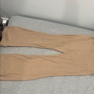 Women's Tan Boot Cut Pants